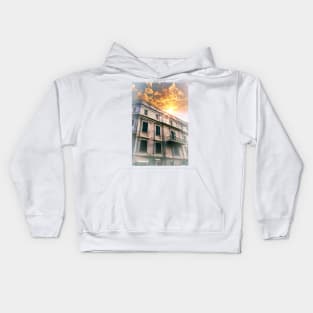 New Orleans Sunset Architecture Kids Hoodie